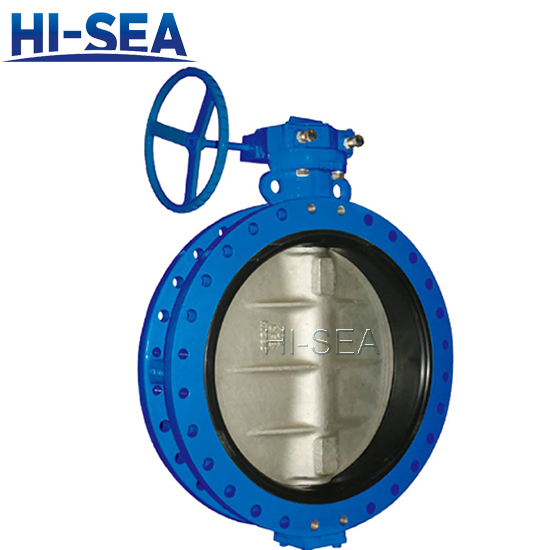 Marine Double Flanged Butterfly Valve